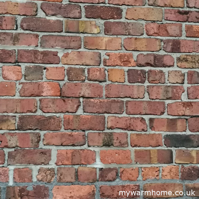 Traditional brickwork on a real property